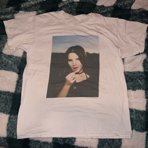 One of a kind Lana del Rey self made t shirt - Picture 4 of 6